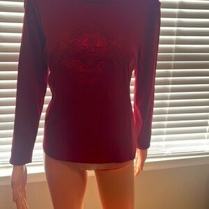 Ralph Lauren Red Fitted Long Sleeve  just beautiful and sexy